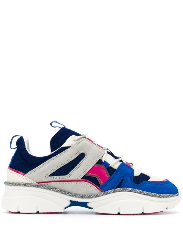 Isabel Marant Active Lace Up Sneakers - Blue