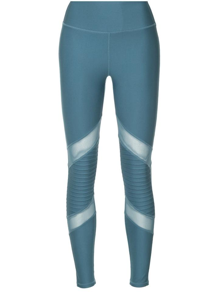 Nimble Activewear Moto Leggings - Blue