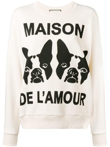 Gucci Maison De L'amour Sweatshirt - White