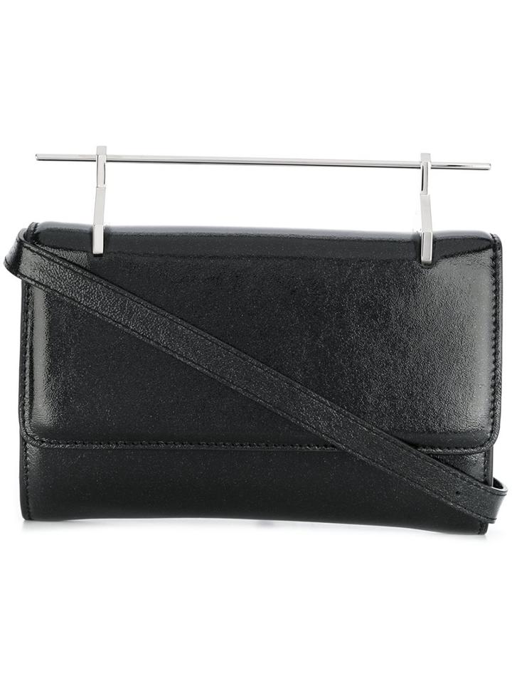 M2malletier - Foldover Shoulder Bag - Women - Calf Leather - One Size, Black, Calf Leather