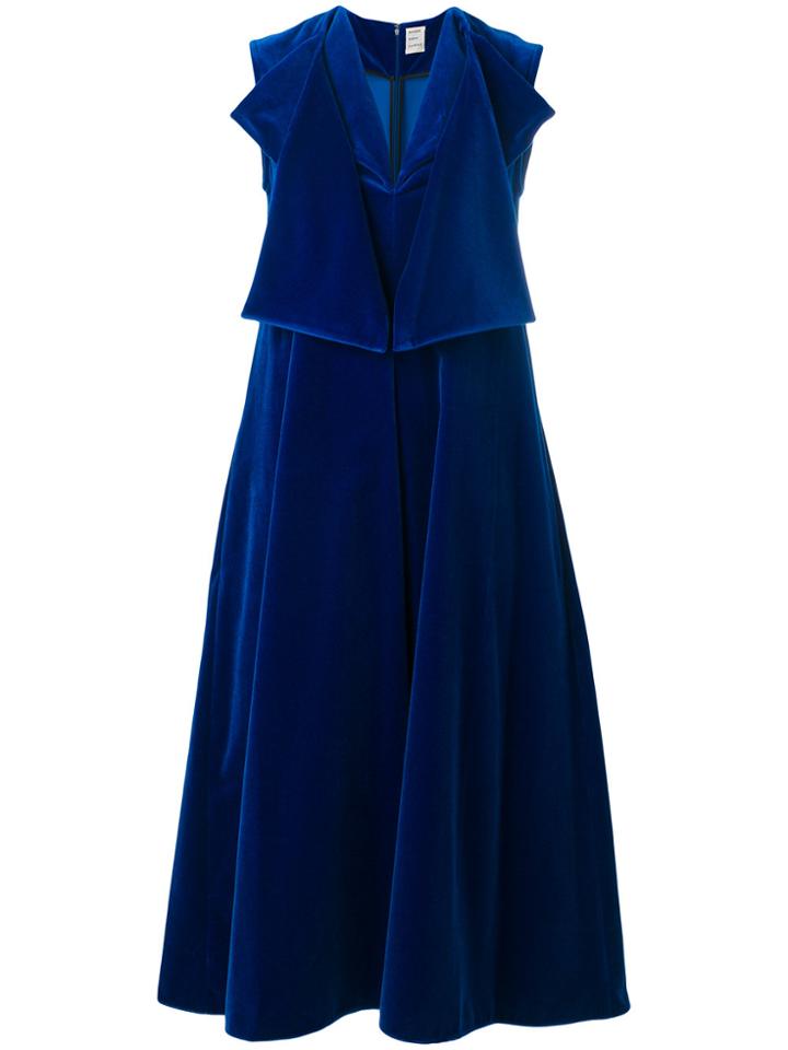Maison Rabih Kayrouz Flared Midi Dress - Blue