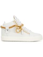 Giuseppe Zanotti Design Chain Hi-top Sneakers - White