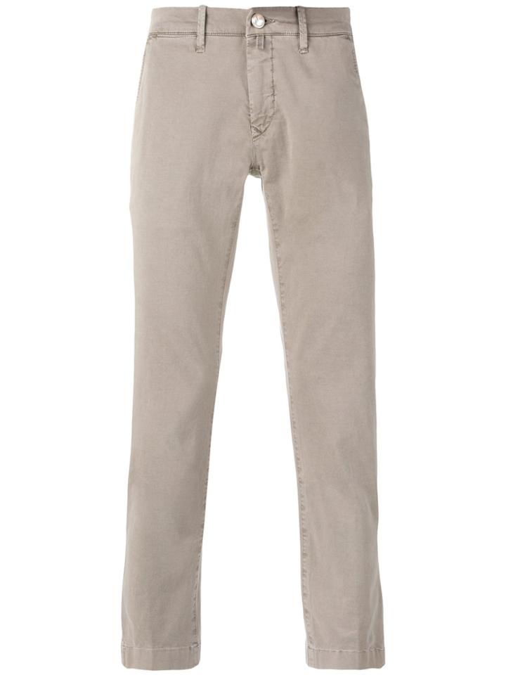 Jacob Cohen Slim Fit Trousers - Nude & Neutrals