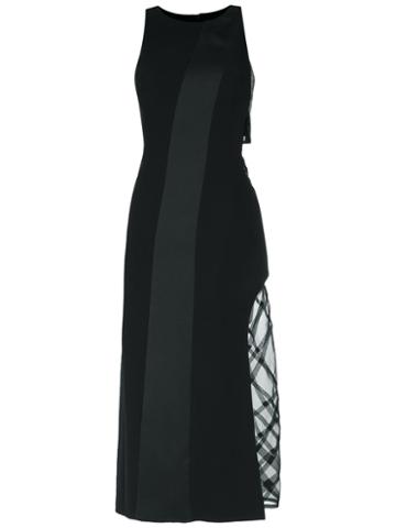Giuliana Romanno - Sequin Midi Dress - Women - Polyester/acetate - 38, Black, Polyester/acetate