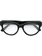 Mcm Round Frame Glasses, Black, Acetate