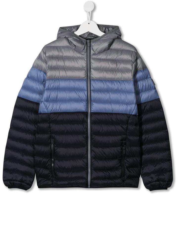 Ciesse Piumini Junior Colour Block Padded Coat - Blue