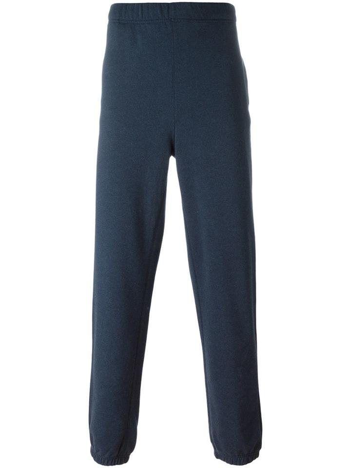 Sunspel Loopback Track Pants - Blue