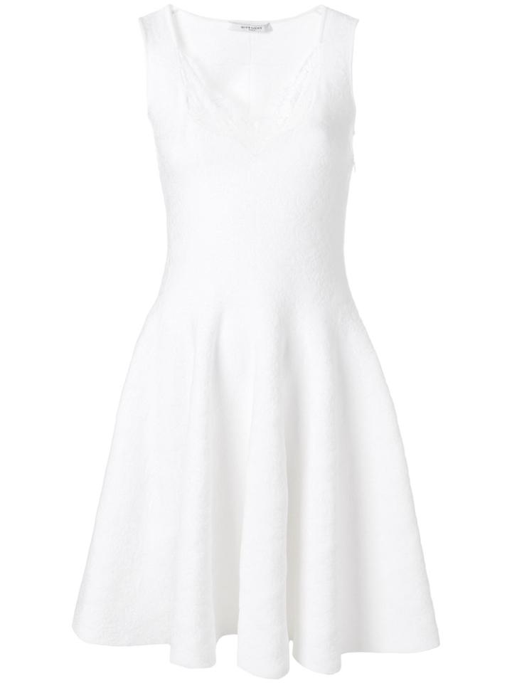 Givenchy Lace Flared Dress - White