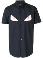 Fendi Short-sleeve Appliqué Shirt - Blue