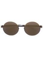 Mykita - 'alice' Sunglasses - Unisex - Steel - One Size, Grey, Steel