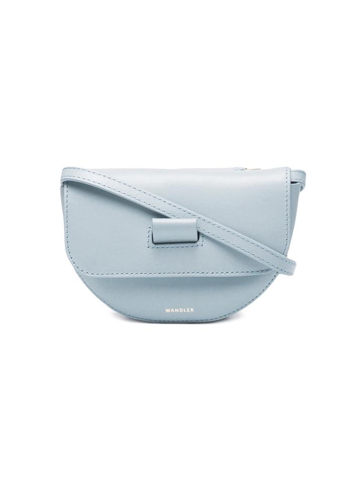 Wandler Mini Blue Anna Leather Belt Bag