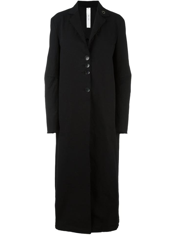Damir Doma 'callas' Coat, Women's, Size: Small, Black, Cotton/polyamide/virgin Wool