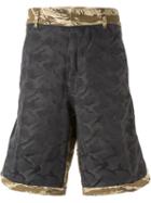 Golden Goose Deluxe Brand Camouflage Print Shorts, Men's, Size: Small, Black, Cotton/polyamide
