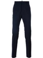 Dsquared2 Slim Fit Trousers, Men's, Size: 48, Blue, Polyester/spandex/elastane/viscose/virgin Wool
