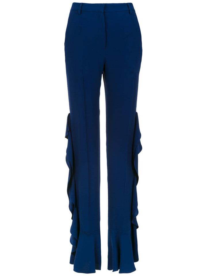 Reinaldo Lourenço Flared Trousers - Blue