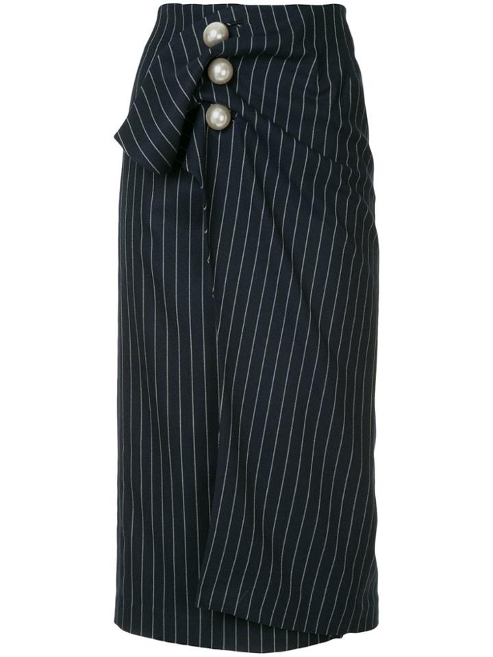 Kimhekim Striped Venus Skirt - Blue