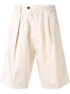 Levi's: Made & Crafted Pleated Detail Shorts, Men's, Size: 34, Nude/neutrals, Cotton