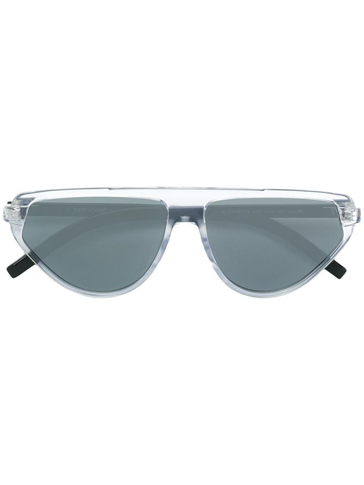Dior Eyewear Black Tie Sunglasses - White