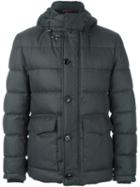 Fay Padded Jacket, Men's, Size: Xxl, Grey, Polyester/polyamide/feather Down