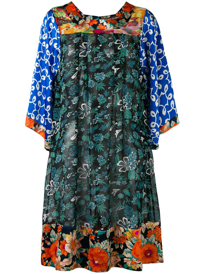 Duro Olowu Patterned Shift Dress - Multicolour