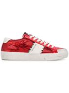 Moa Master Of Arts Sequin Logo Sneakers - Red