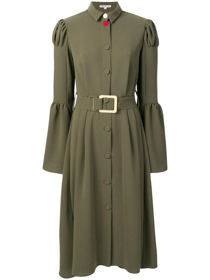 Edeline Lee Frank Shirt Dress - Green