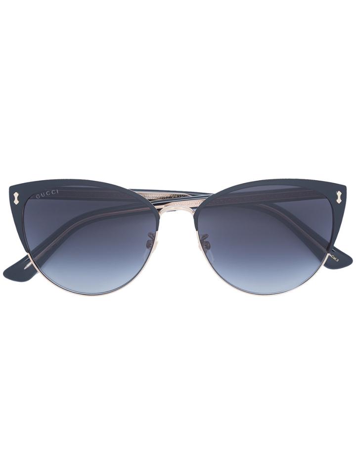 Gucci Eyewear Cat-eye Sunglasses - Black