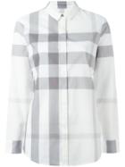 Burberry Checked Shirt, Women's, Size: Xl, Nude/neutrals, Cotton