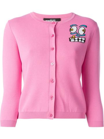 Jeremy Scott Cartoon Face Cardigan