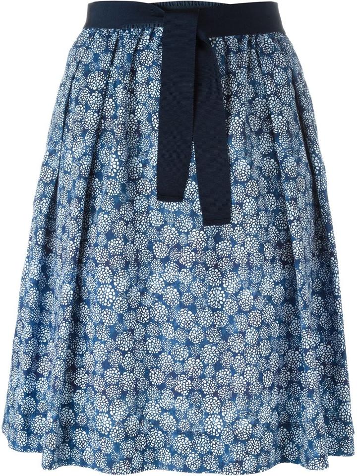 Woolrich Printed A-line Skirt