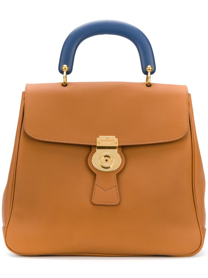 Burberry The Large Dk88 Top Handle Bag - Brown