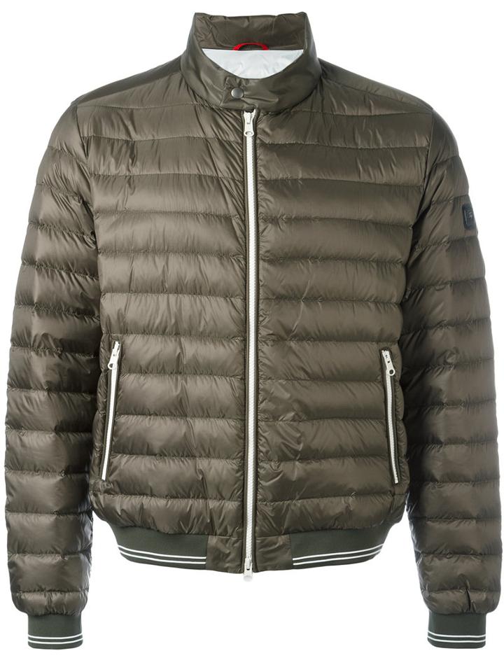 Fay Padded Jacket, Men's, Size: Large, Green, Polyamide/feather Down