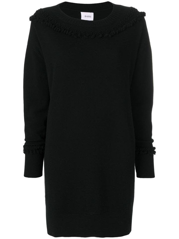 Barrie Textured Detail Knit Dress - Black