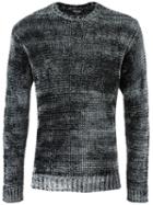 Emporio Armani Crew Neck Jumper, Men's, Size: 50, Grey, Cotton/viscose