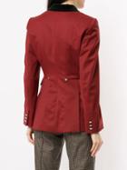 Hermès Pre-owned Hermes Long Sleeve Coat Jacket - Red