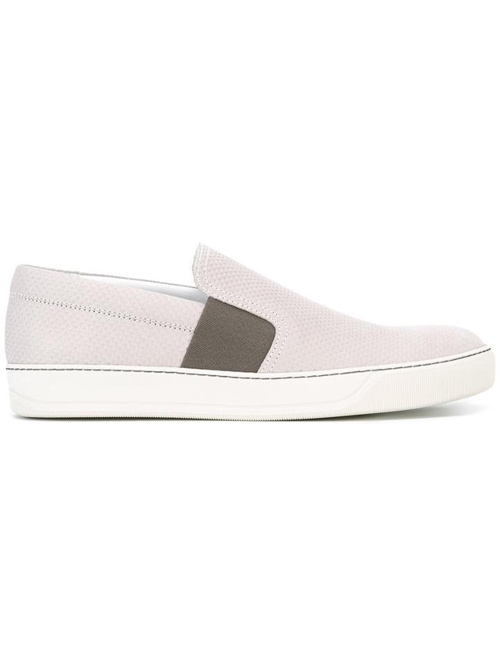 Lanvin Pull-on Slip On Sneakers - Grey