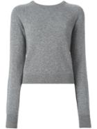 Equipment Classic Knitted Jumper, Women's, Size: Small, Grey, Cashmere