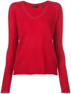 Atm Anthony Thomas Melillo V-neck Knit Jumper - Red