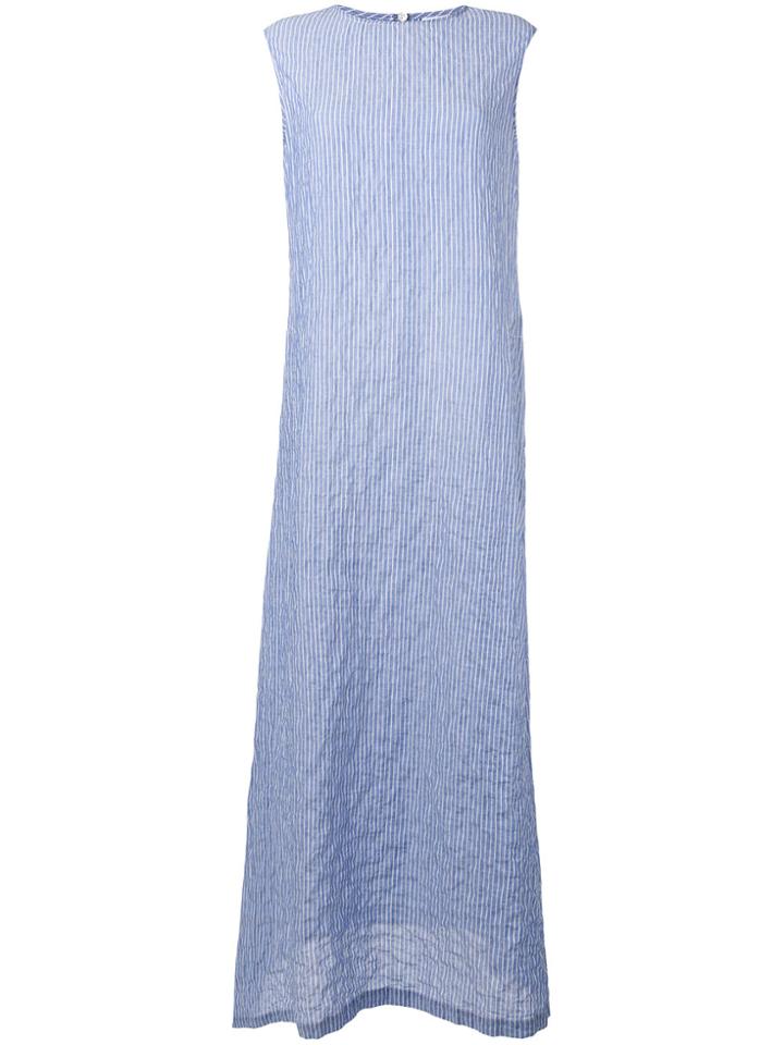 Aspesi Striped Maxi Dress - Blue