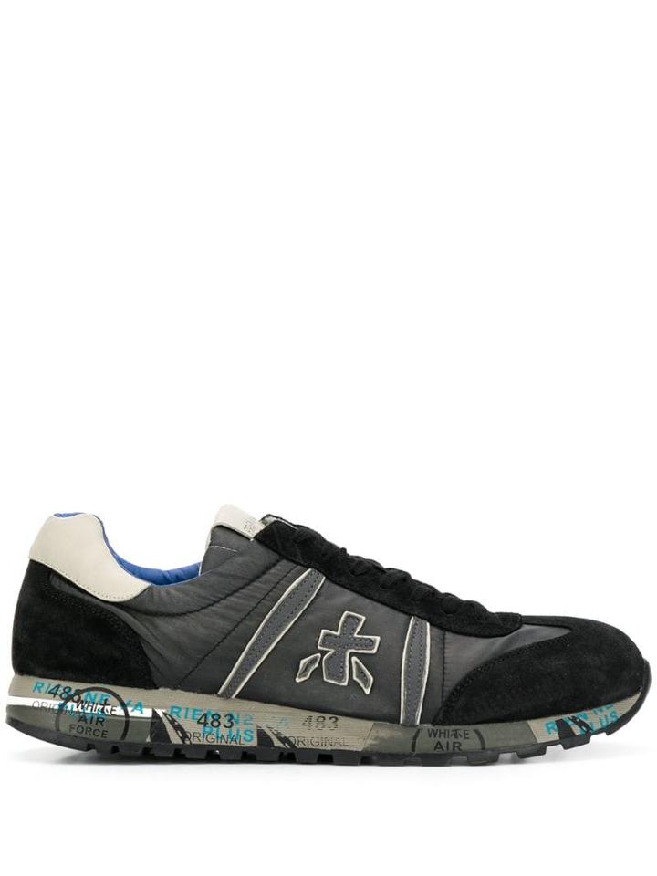 White Premiata Lucy Low-top Sneakers - Black