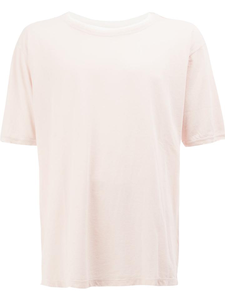 Saint Laurent Classic Fitted T-shirt - Pink & Purple