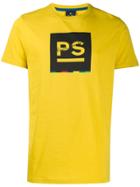 Ps Paul Smith Logo Print T-shirt - Yellow