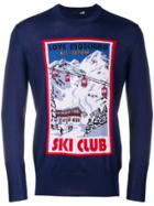 Love Moschino Ski Club Jumper - Blue
