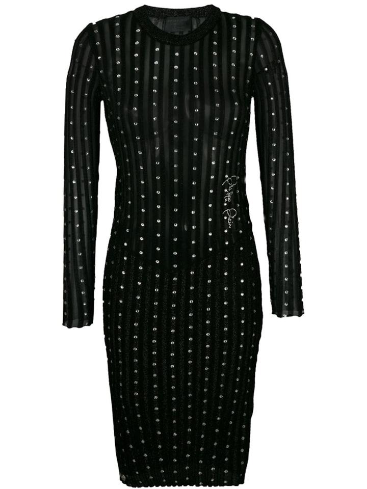 Philipp Plein Crystal Day Fress - Black