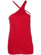 Haider Ackermann Sleeveless Fitted Top - Red