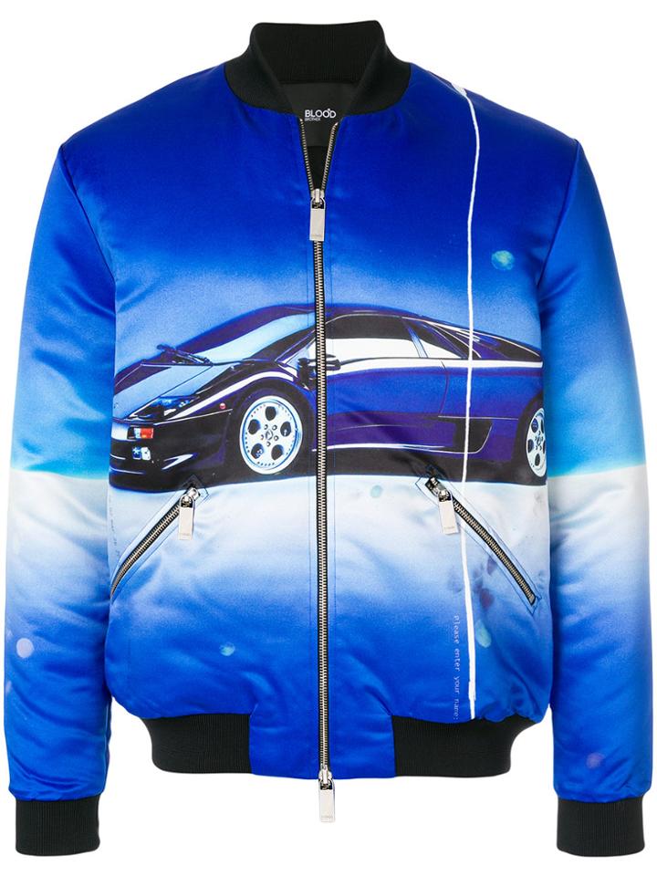 Blood Brother Blueprint Bomber Jacket
