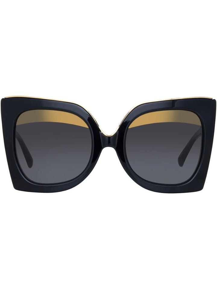 No21 Linda Farrow Sunglasses - Black