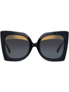 No21 Linda Farrow Sunglasses - Black