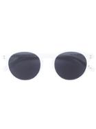 Stella Mccartney Eyewear Round Frame Sunglasses - White