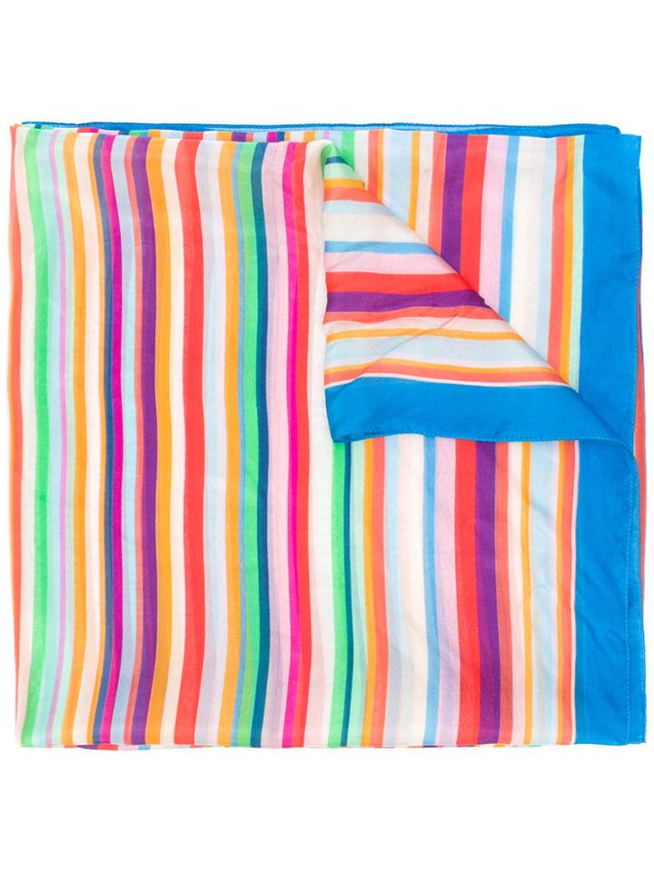 Luisa Cerano Striped Scarf - Multicolour
